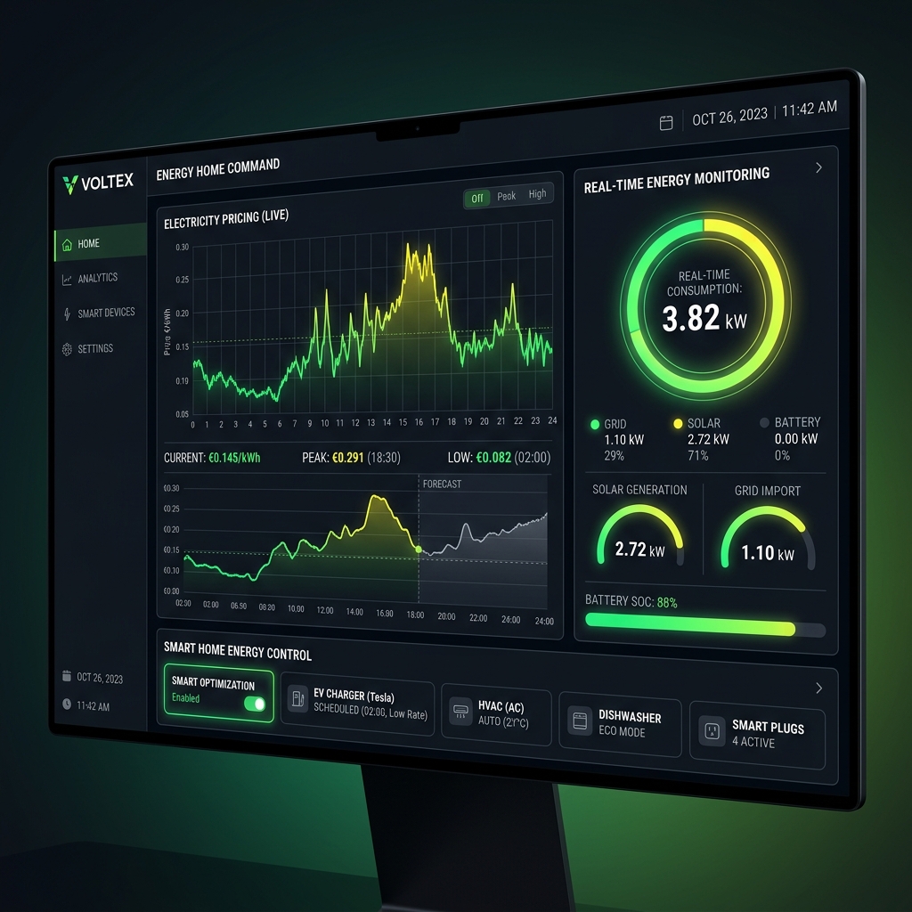 Dynamische Stromtarife Dashboard
