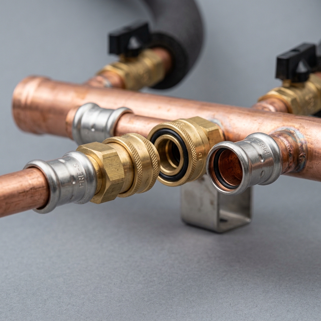 PV*T Plug and Play Hydraulikanschlüsse