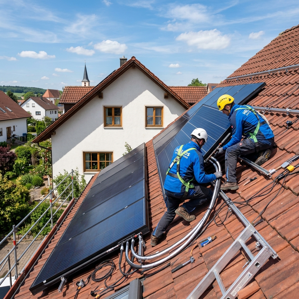 GREENoneTEC PV*T Kollektoren installiert auf Wohngebäude – Referenzprojekt